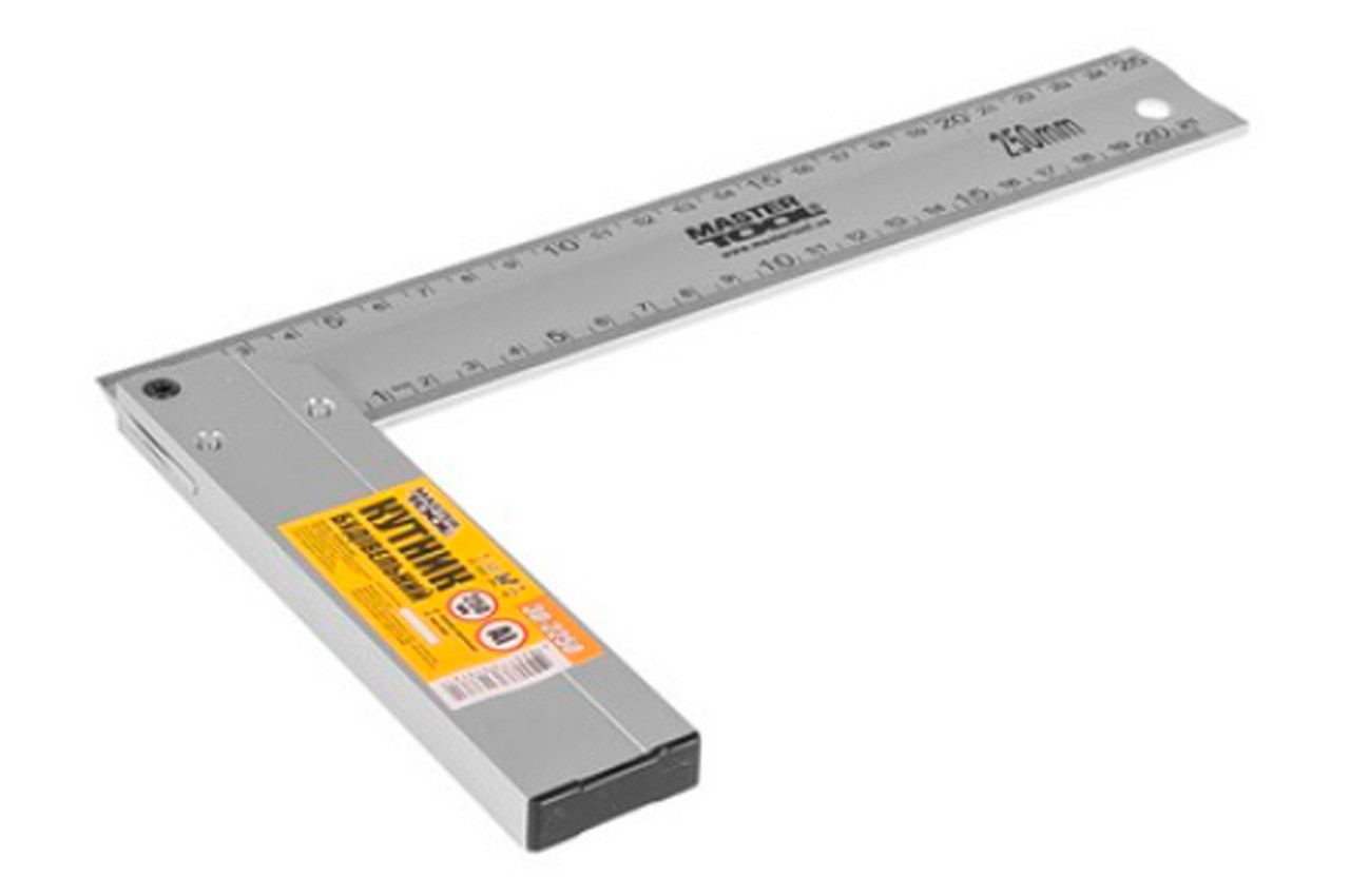 Кутник Mastertool 250 мм алюмінієвий (30-2250), фото 1