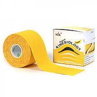 Кінезіо тейп Nasara 5см х 5м (Жовтий)
