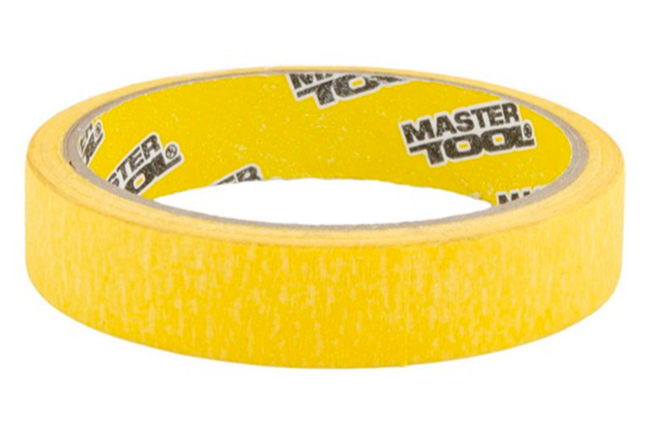 Стрічка малярська Mastertool 19 мм х 20 м жовта (79-9900) (15 шт.), фото 1