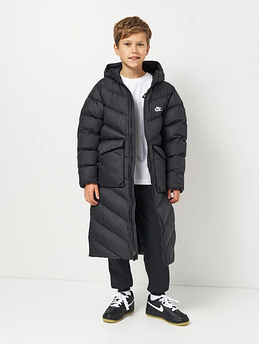 Куртка Nike K NSW TF ADP PUFFER PARKA DS-HJ2538-010, Чорний, Розмір (EU) — 152 cm