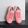Легкі яскраві рожеві текстильні пудрові кросівки, фото 6