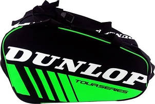 Сумка для падел тенісу Dunlop padel paletero intro Чорний Салатовий 54 х 30 х 20 см (623852)