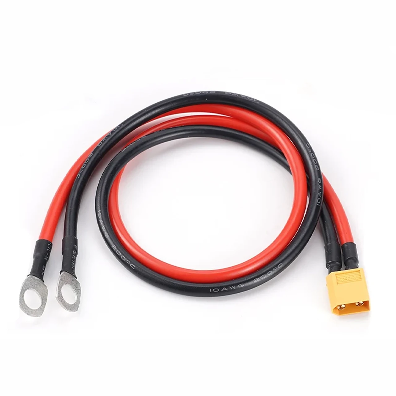 Кабель XT60 Male під клеми 8мм (50 cм) Перехідник, паралельний з'єднувач, адаптер