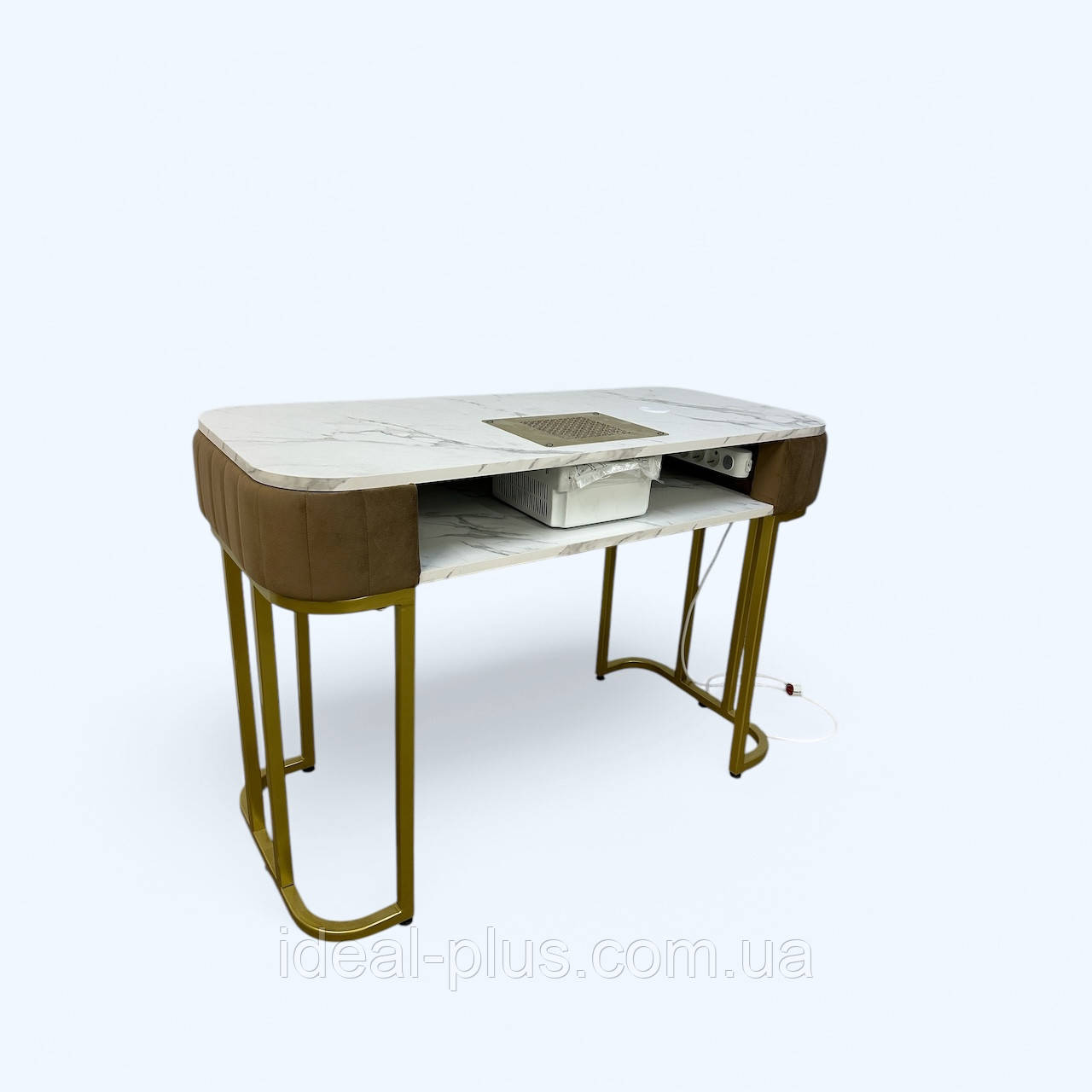 Манікюрний стіл з металевим каркасом PREMIUM-02а стіл для майстра салону краси, фото 1