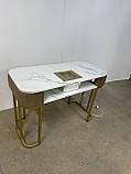 Манікюрний стіл з металевим каркасом PREMIUM-02а стіл для майстра салону краси, фото 4
