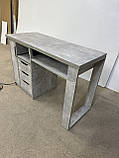 Стіл для майстра манікюру СМ200-19_MR робочий стіл з розетками тумбою на 3 ящики і карго, фото 4