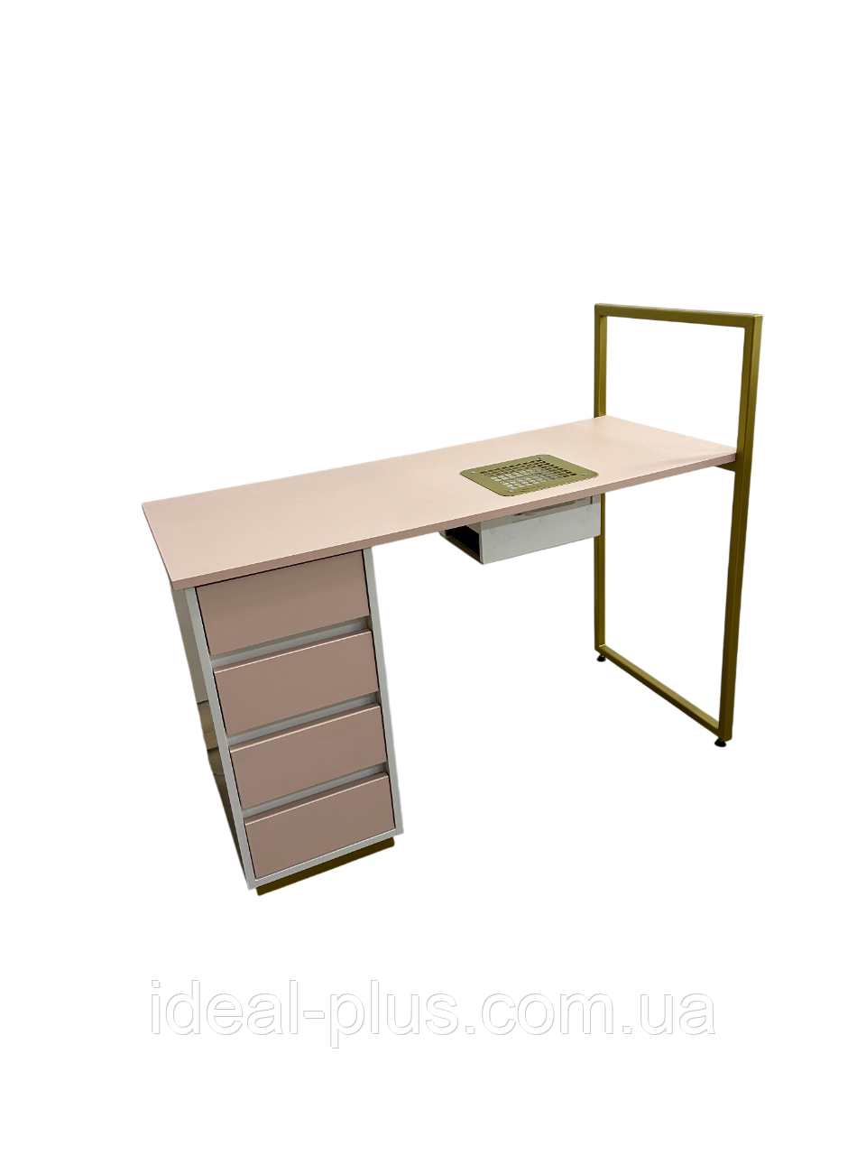 Стіл манікюрний з РОЗЕТКАМИ та USB для клієнта СМ100-24 сучасний LOFT стіл зі зручною тумбою, фото 1