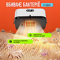 Електрична сушарка для білизни (одягу) рушників підвісна портативна електросушарка з чохлом, фото 7