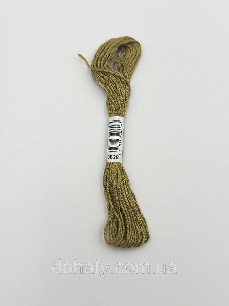 Нитки муліне 3828 Золото-жовтий світлий - теплий для вишивання, фото 1