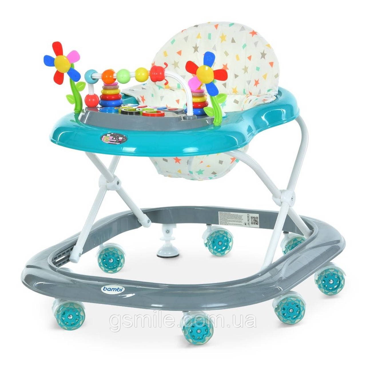 Ходунки дитячі Bambi M 3619 (музика, ігрова панель)