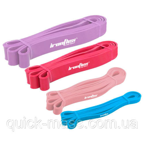 Фітнес петлі (гумки) для тренувань IronFlex Power Band (4 шт)., фото 1