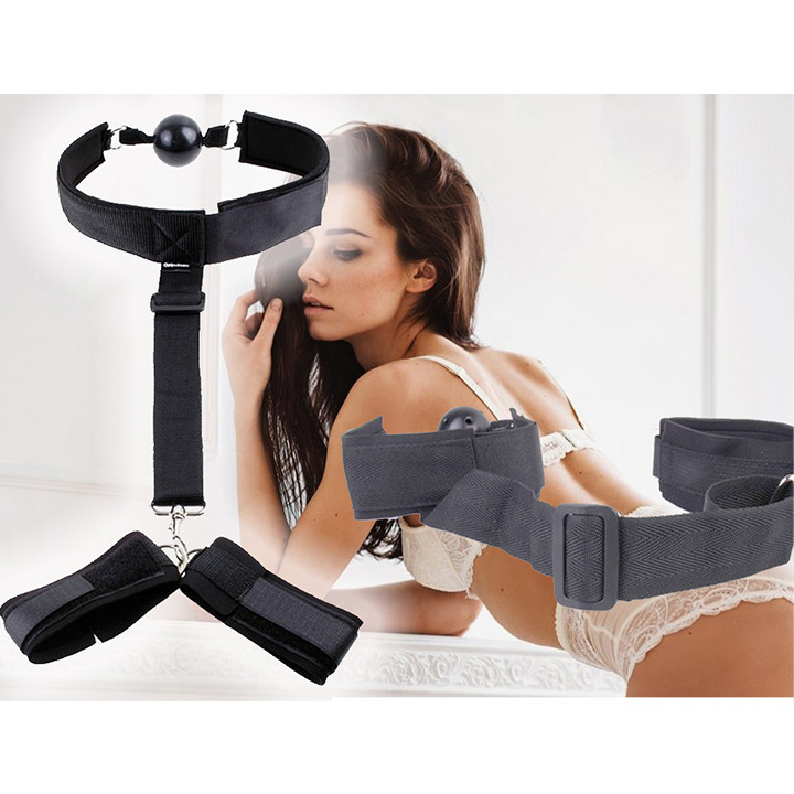 Бондаж для рук і ніг "Scappa" - Чорний - Садо-мазо, фото 1