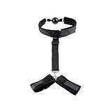 Бондаж для рук і ніг "Scappa" - Чорний - Садо-мазо, фото 3