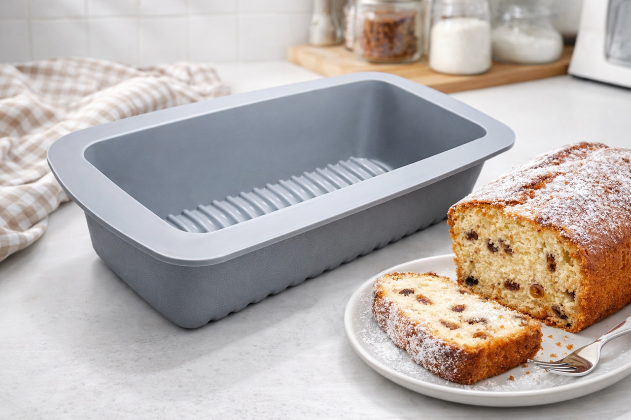 Силіконова форма для випікання хліба, кексів і тортів 27×13 см, фото 1