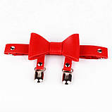 Гартер на 2 ноги з підв'язками для панчох і бантиком 2 шт Червоний, фото 2