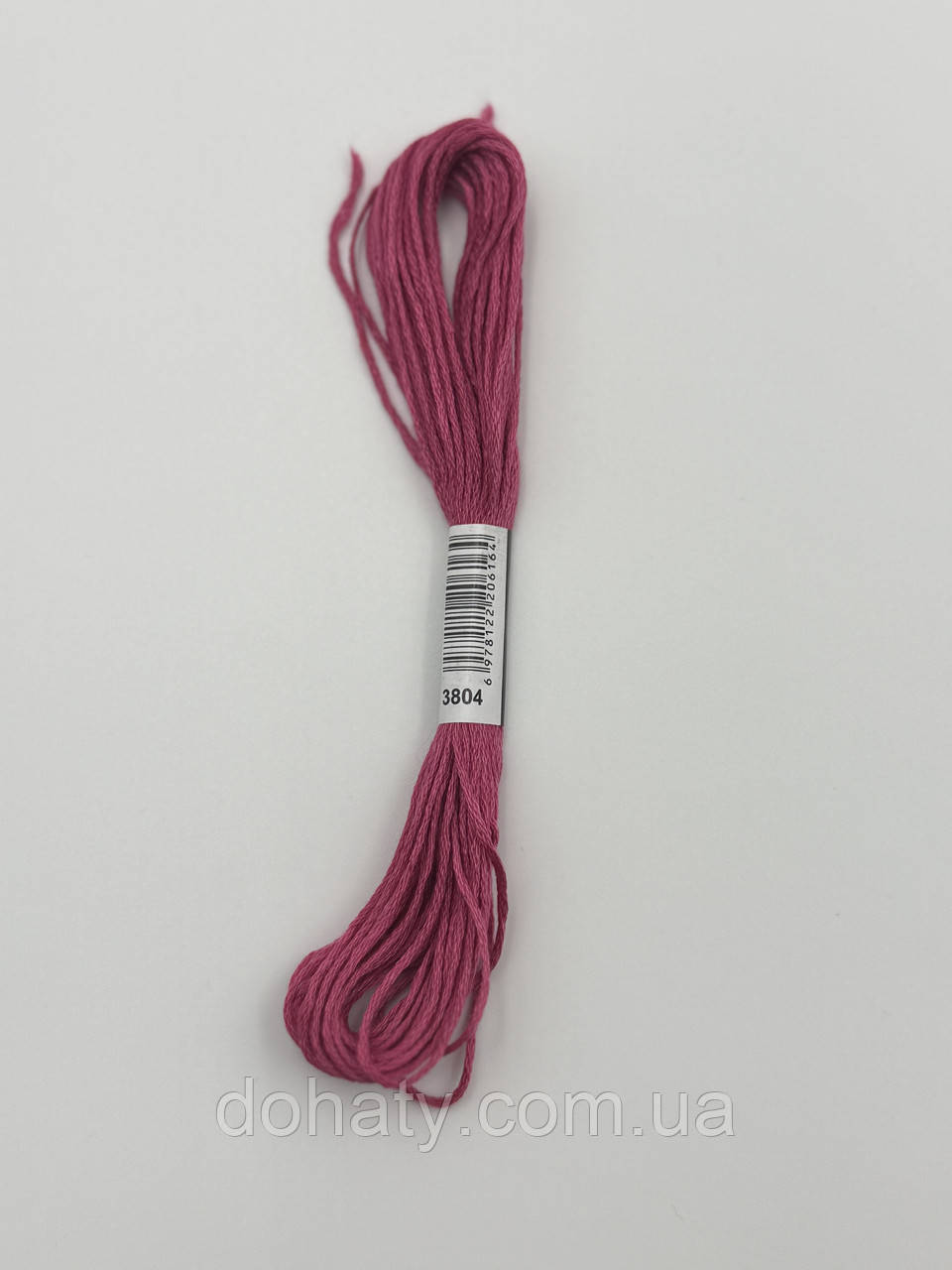 Нитки муліне 3804 Цикламеновий рожевий - яскравий для вишивання, фото 1
