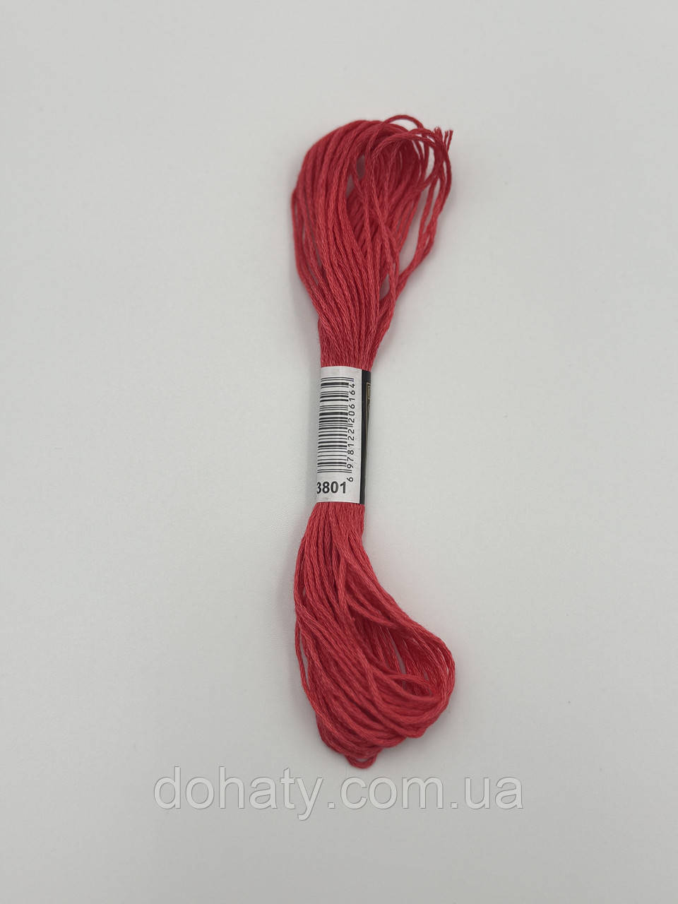 Нитки муліне 3801 Темно-динний - насичений для вишивання, фото 1