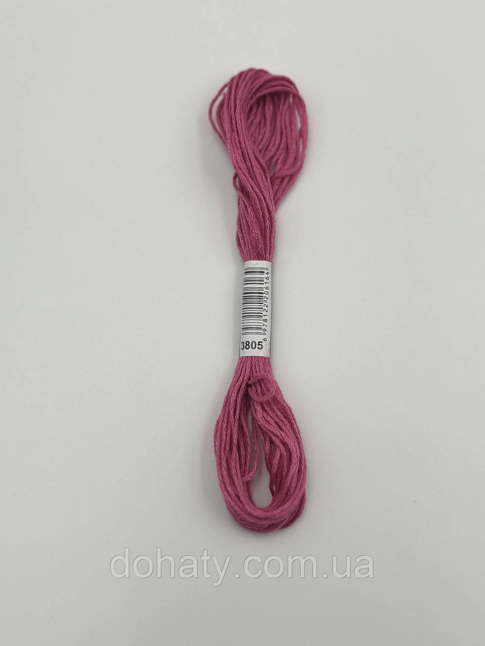 Нитки муліне 3805 Цикламеновий рожевий - яскравий для вишивання, фото 1