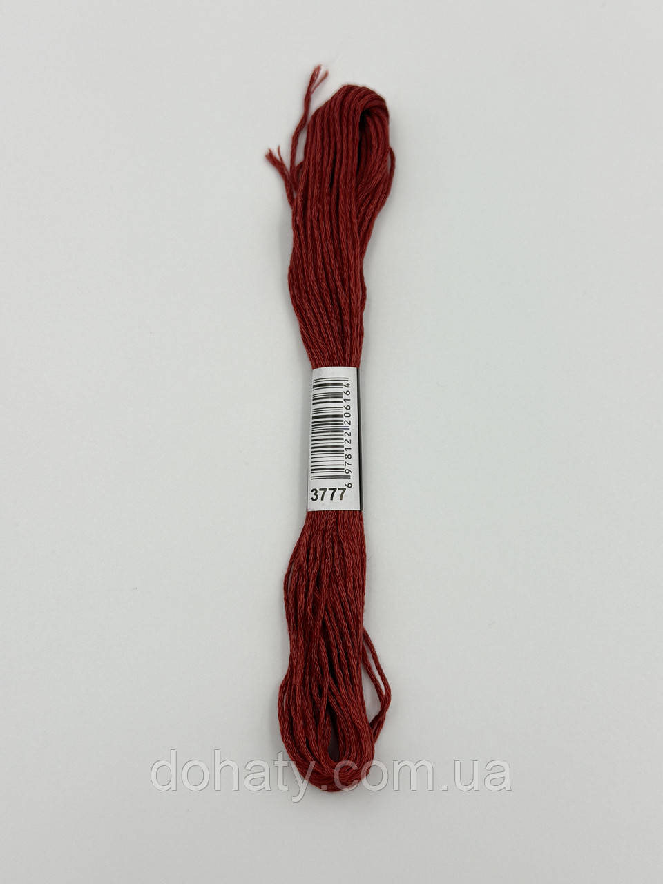 Нитки муліне 3777 Червоний теракотовий - теплий для вишивання, фото 1