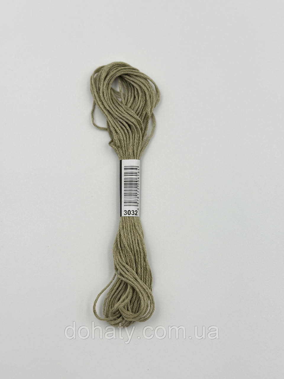 Нитки муліне 3032 Коричневий середній - теплий для вишивання, фото 1