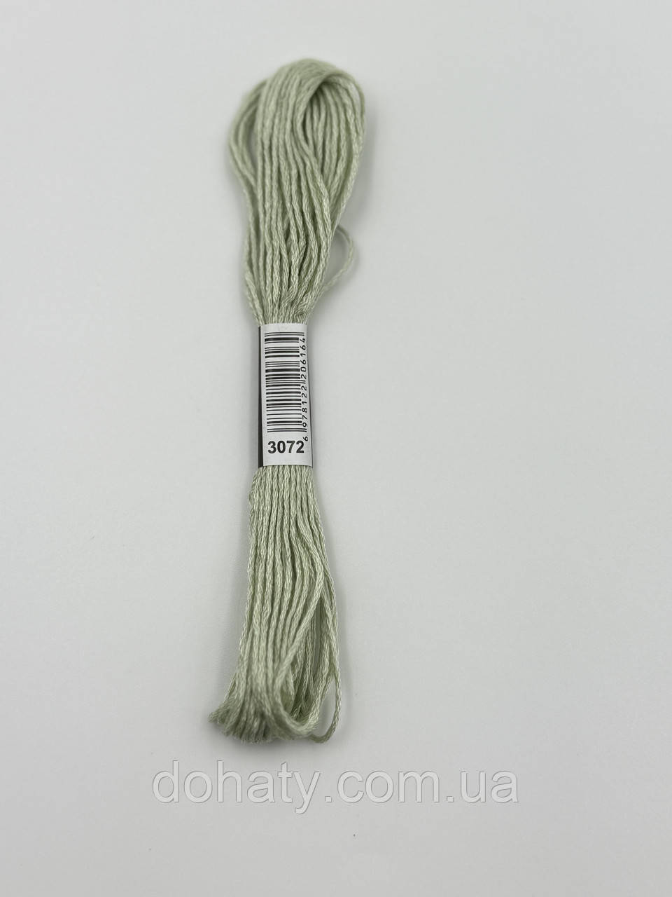 Нитки муліне 3072 Дуже світлий сірий бобровий для вишивання, фото 1