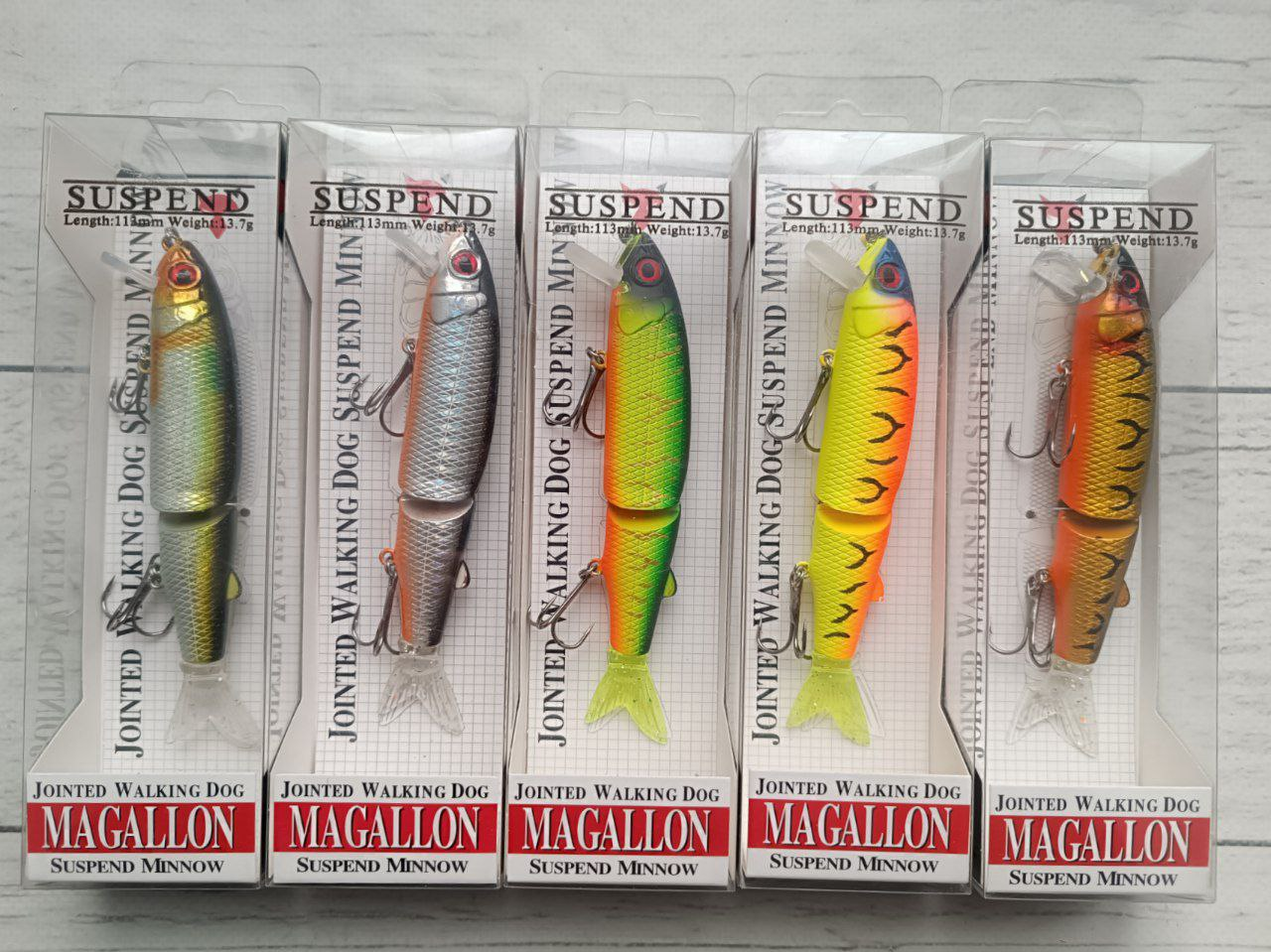 Набір Воблер Міноу Складовий Magallon 113SP 13.7g 5шт