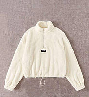 Жіноча укорочена кофта тедді, фото 2