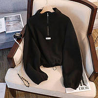 Жіноча укорочена кофта тедді, фото 4