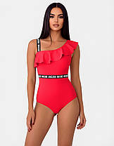 ОПТКупальник слитный Samegame 582 Дана коралловый (В НАЛИЧИИ ТОЛЬКО 44 46 48 50 52 УКР р-ры), фото 5