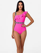 ОПТКупальник слитный Samegame 582 Дана розовый (В НАЛИЧИИ ТОЛЬКО 44 46 48 50 52 УКР р-ры), фото 3