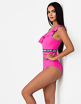 ОПТКупальник слитный Samegame 582 Дана розовый (В НАЛИЧИИ ТОЛЬКО 44 46 48 50 52 УКР р-ры), фото 5