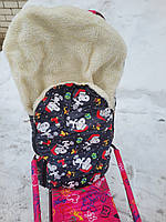 Конверт для санок, коляски Синий для мальчика