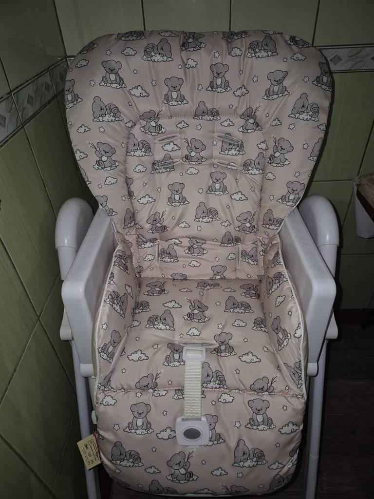 Чохол на стільчик для годування Bambi M 3233 плащівка Ведмедики на бежевому DavLu (B-00012) - фото покупців 2