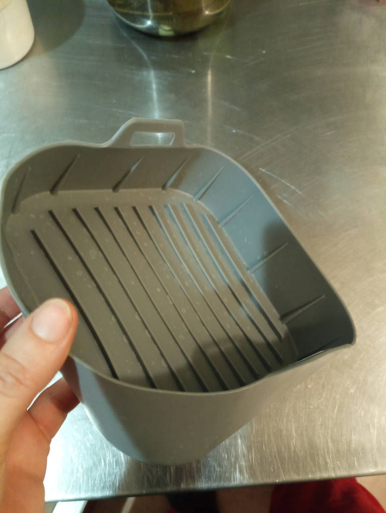 Багаторазова силіконова форма для мультигрилю 19 см для запікання м'яса пирогів. Силіконова форма мультипечі - фото покупців 1