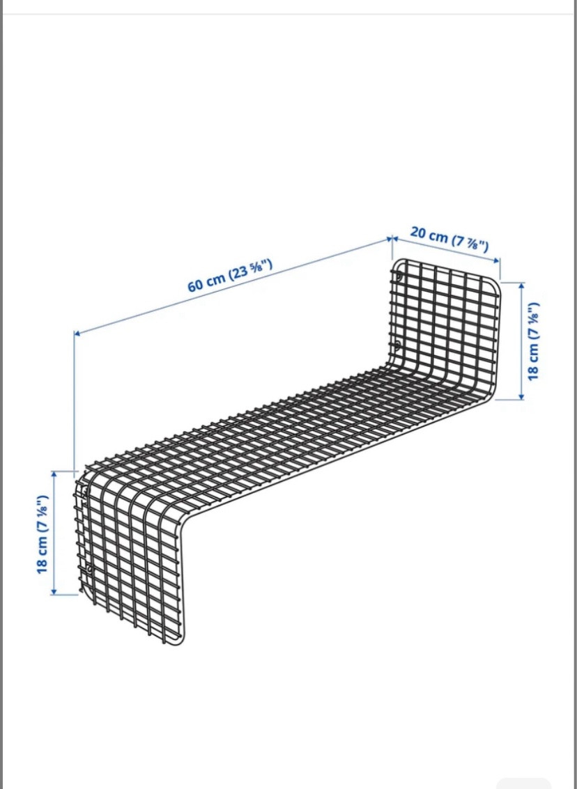Настінна полиця ІКЕА SVENSHULT 60х20 см, фото 1
