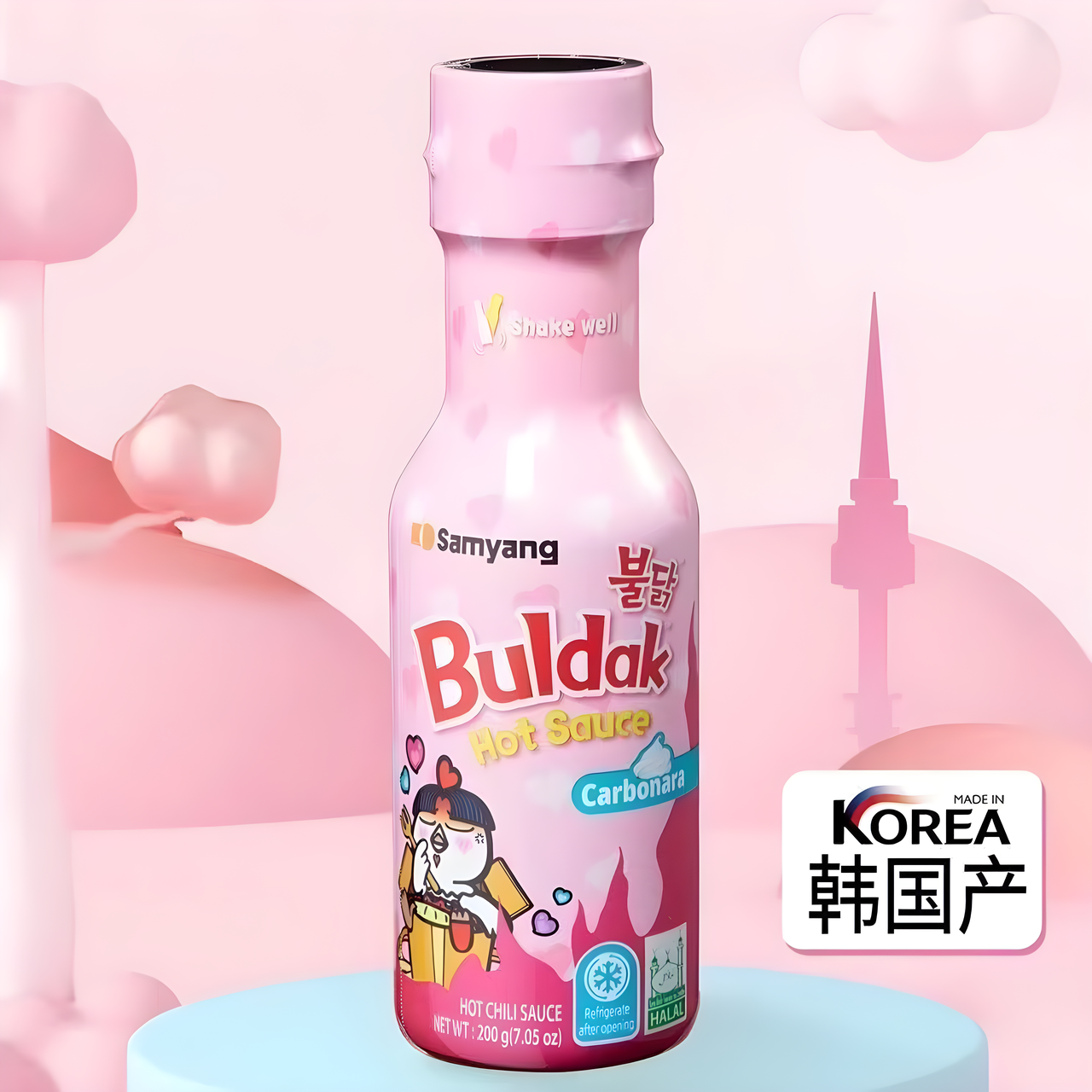 Соус Buldak Carbonara Spicy Sauce 200 мл Samyang Корея, фото 1