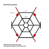 Бдсм фіксатор до ліжка / Бондаж для фіксації "павутина", фото 4