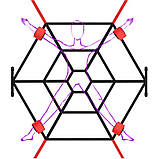 Бдсм фіксатор до ліжка / Бондаж для фіксації "павутина", фото 3
