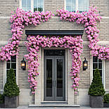 Штучна гілка сакура 100 см рожева, фото 2