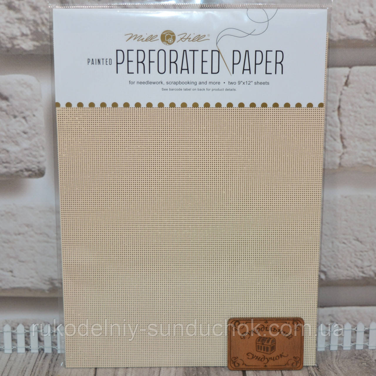 Перфорована папір для вишивки Mill Hill 2 шт (PP8), фото 1