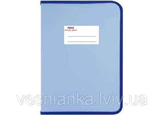 Папка А4 на замочку Блакитна, 31647-82 MAXI, фото 1