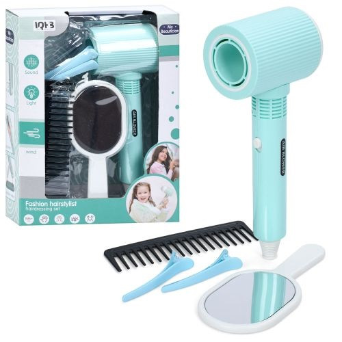 Перукарський набір A2008-3 фен-повітря дзеркало гребінець заколки коробка