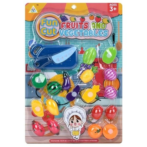 Продукти 611-80 на липучці овочі/фрукти дошка ніж на листі 28-41-2 5см