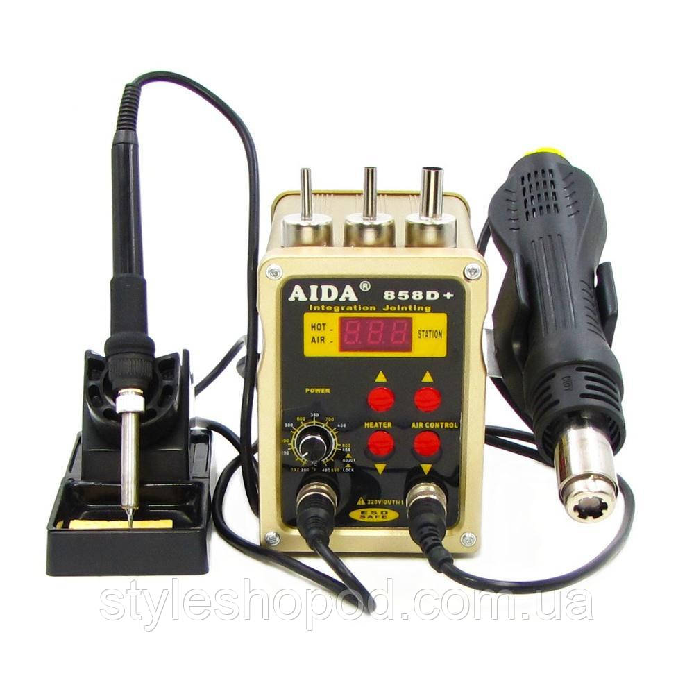 Паяльна станція AIDA безкомпресорна з термофеном і паяльником, фото 1