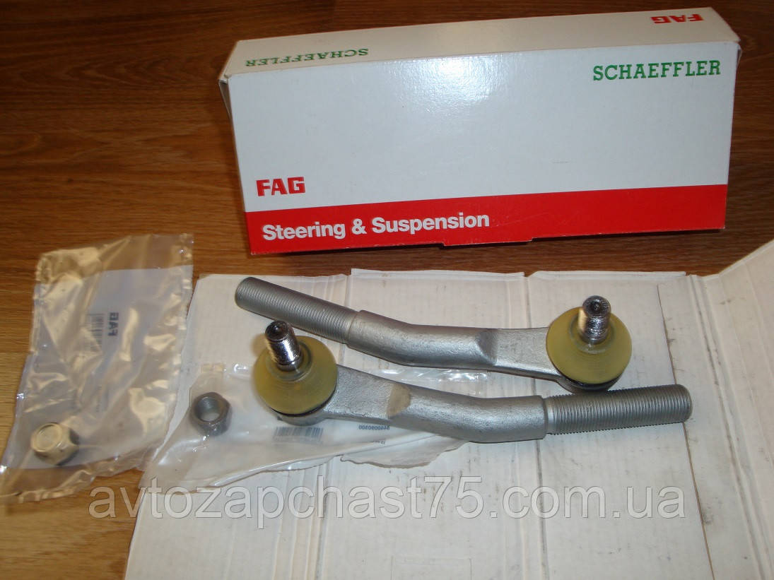 Наконечники рульові Ваз 2108, 2109, 21099, 2113, 2114, 2115 (комплект 2 штуки) FAG, фото 1