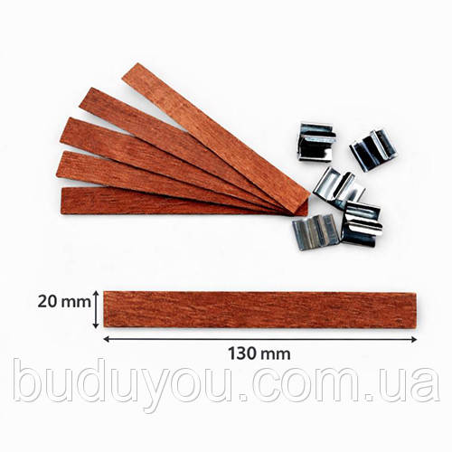 Дерев'яний гніт з тримачем 20х130 мм, фото 1