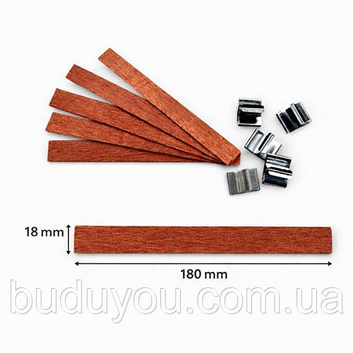 Дерев'яний гніт з тримачем 18х180 мм, фото 1