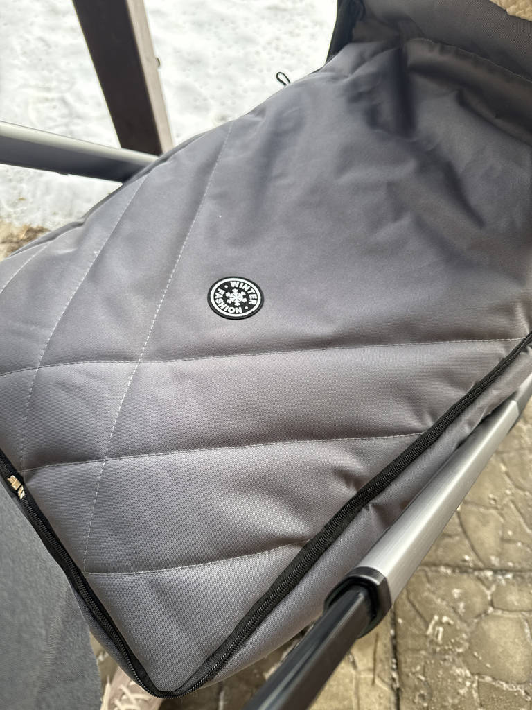 Зимовий конверт на овчині в коляску, конверт на санчата Vinter98 см *45см, теплі зимові конверти В наявності - фото покупателей 1