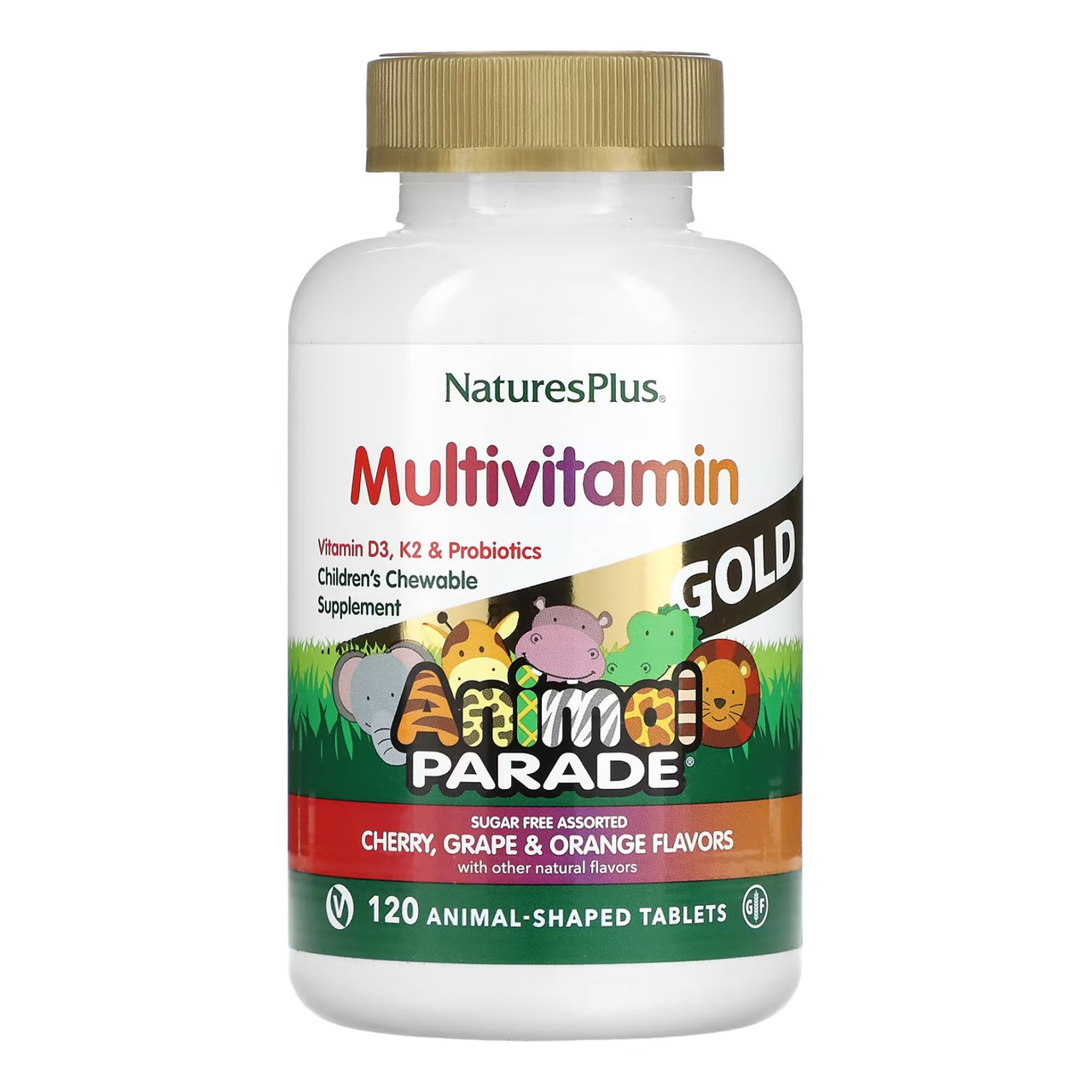 Children’s Gold Multivitamin - 120 tabs Assorted, фото 1