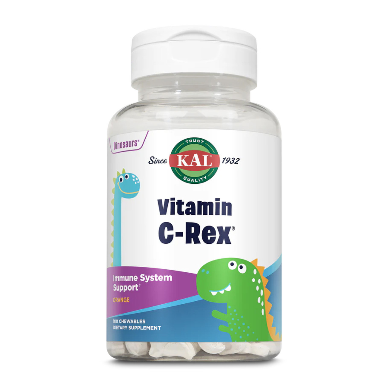 C-Rex 100mg - 100 chewable Orange, фото 1